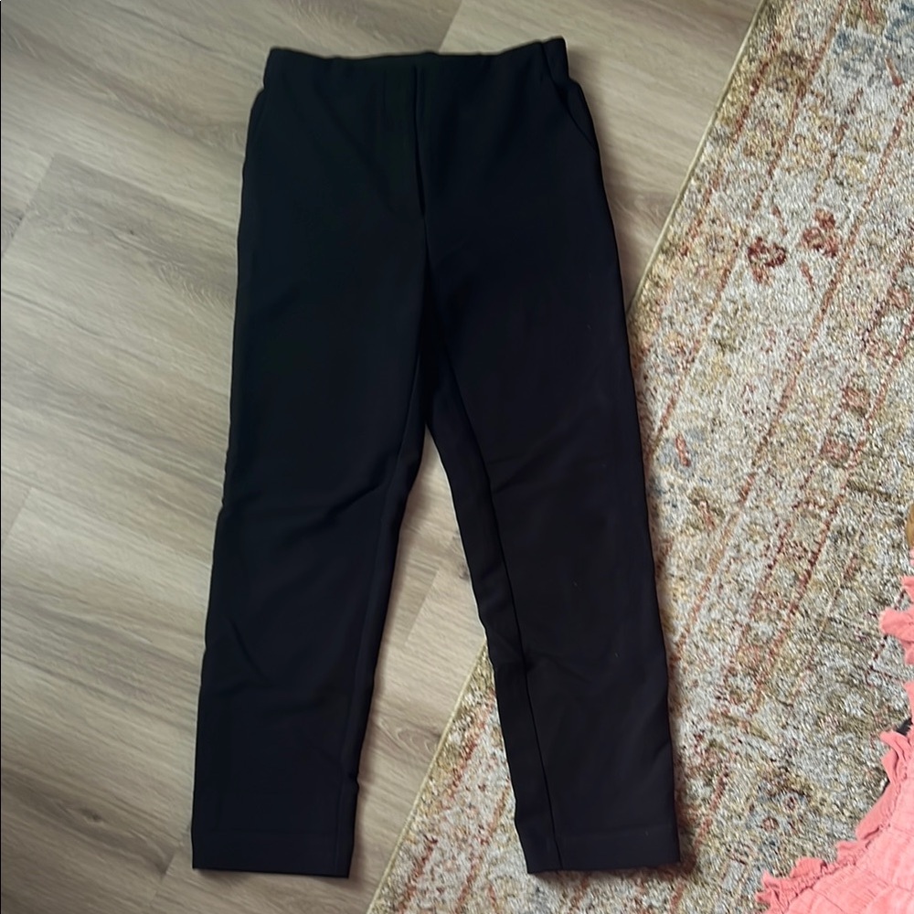 LOFT High-Waist Black Dress Pants